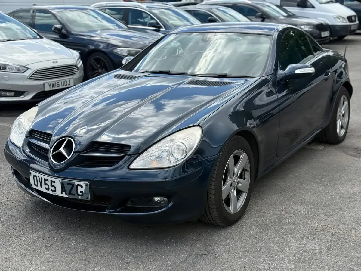 Used Mercedes SLK280 2006 Blue Cabriolet