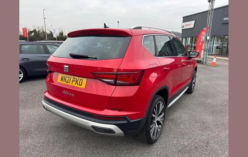Used Seat Ateca Xperience Lux 147 HP (108 kW) 2021 Red SUV