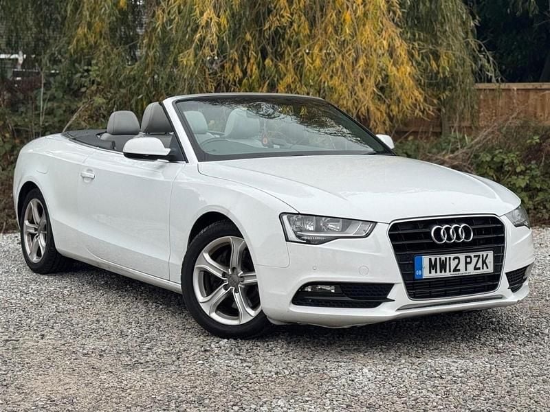 White Used 2012 Audi A5 Cabriolet Comfort Cabriolet | £6,495 (Good price) - Image 1/4
