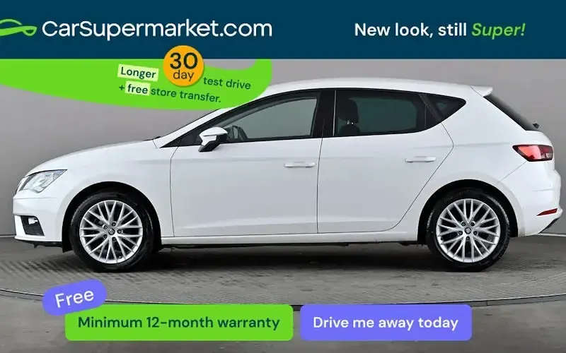 Begagnad Seat Leon SE Dynamic 116 HK (85 kW) 2020 Vit Halvkombi
