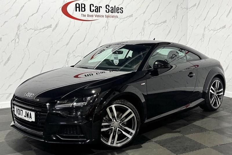 Black Used 2017 Audi TT S-Line Coupe | £18,799 (Fair price) - Image 1/1