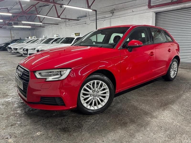 Red Used 2017 Audi A3 Sportback Hatchback | £6,600 (Good price) - Image 1/4