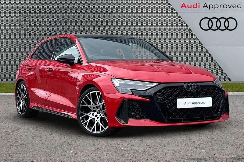 Red Used 2025 Audi RS3 Comfort Hatchback | £58,991 (Fair price) - Image 1/4