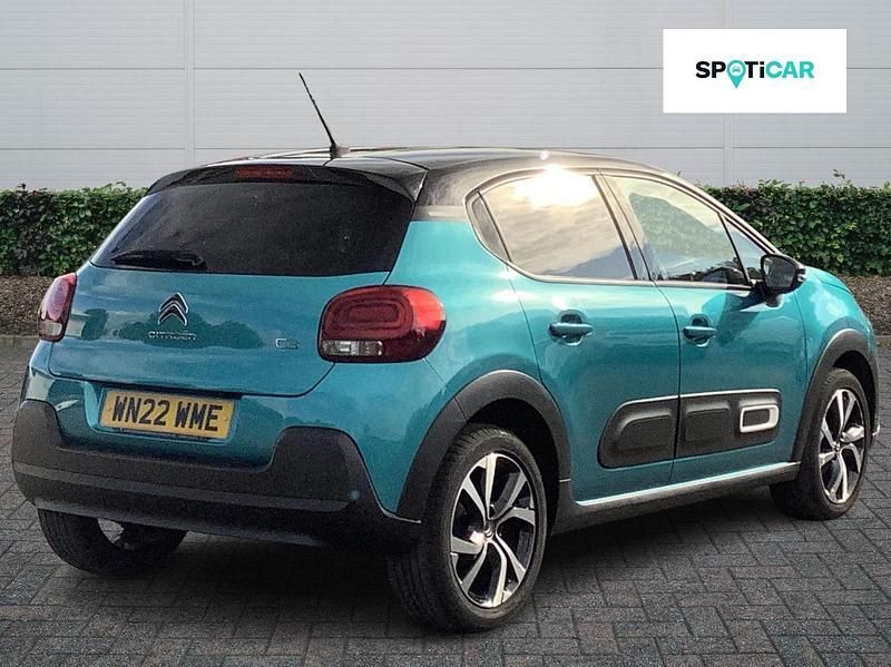 Blue Used 2022 Citroën C3 PureTech Hatchback | £12,995 (A bit pricey) - Image 1/4