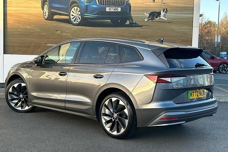 Used Skoda Enyaq iV Suite 131 kW (179 HP) 2022 Graphite grey metallic SUV