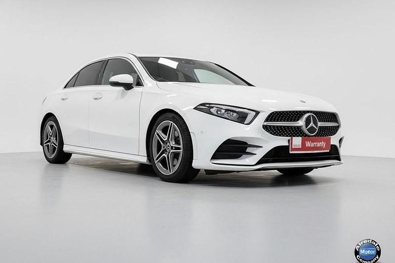 White Used 2021 Mercedes A180 AMG line Sedan | £15,480 (Good price) - Image 1/1