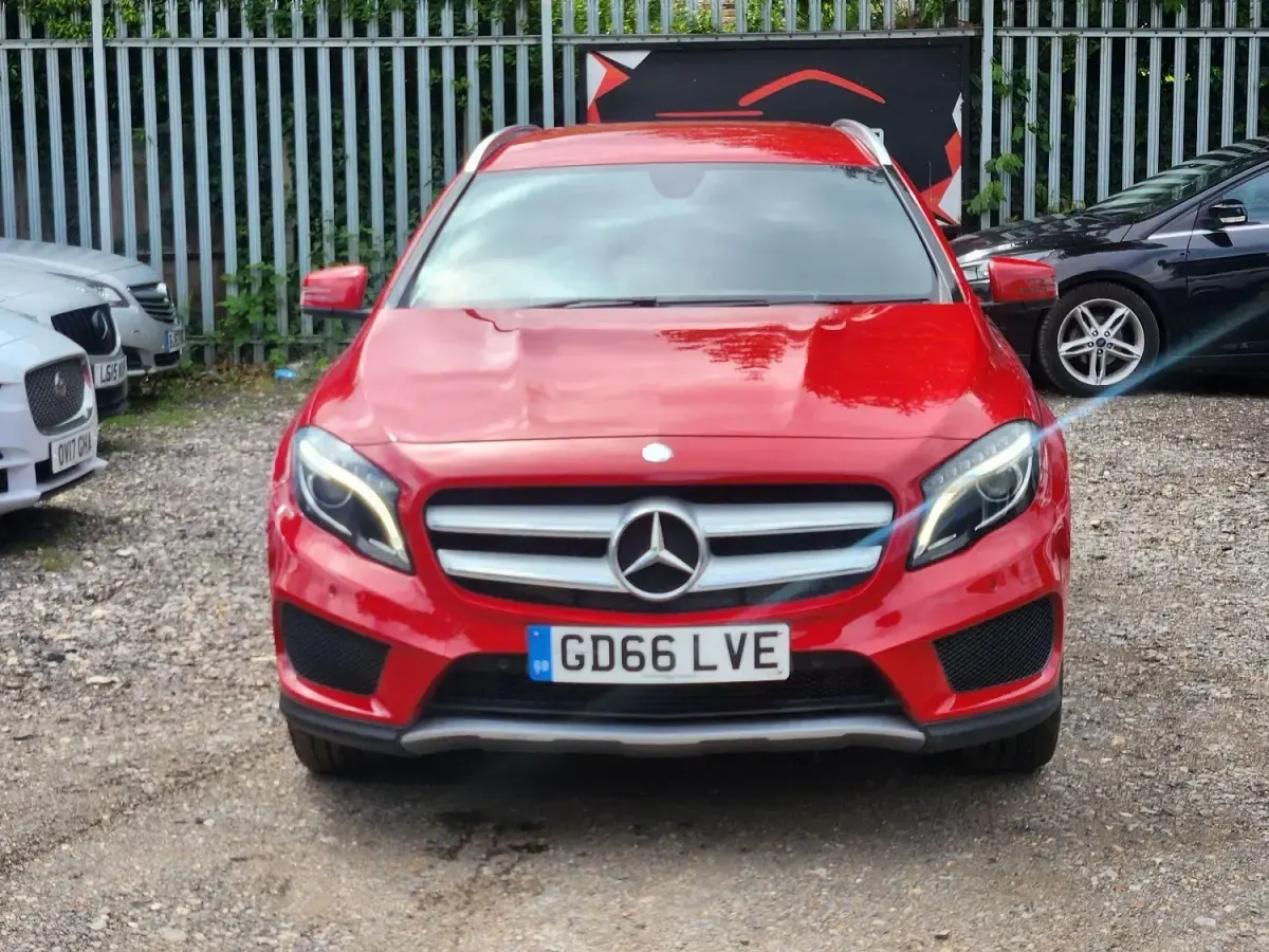 Used Mercedes GLA220 AMG line 177 HP (130 kW) 2016 Red SUV