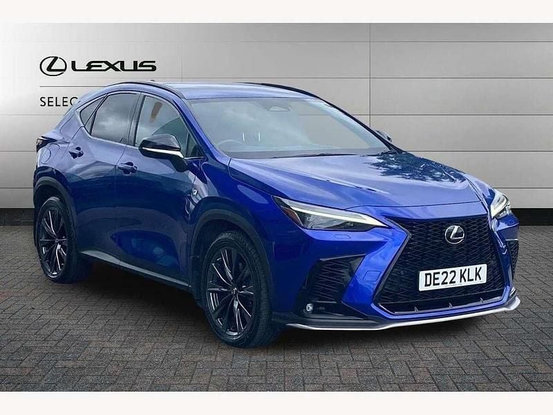 Azure blue Used 2022 Lexus NX450h+ Sport Line SUV | £34,950 (Fair price) - Image 1/3