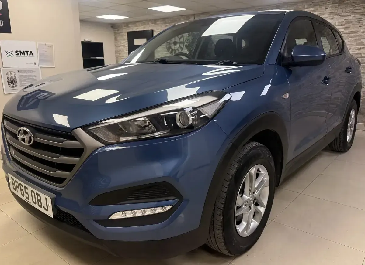Used Hyundai Tucson 116 HP (85 kW) 2016 Blue SUV