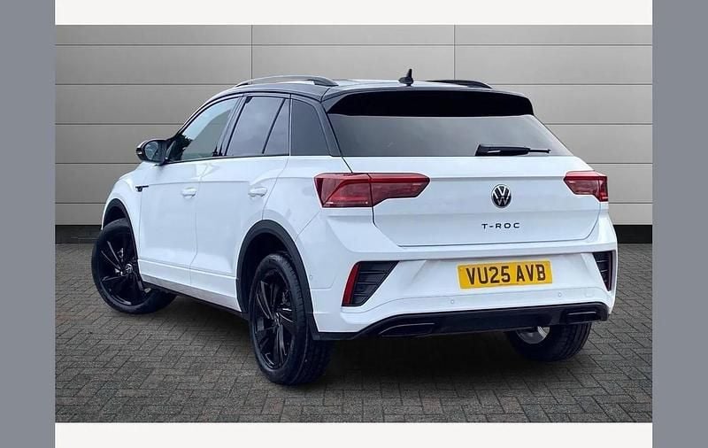 New VW T-Roc Black Edition 150 HP (110 kW) 2025 Pure white with black roof SUV