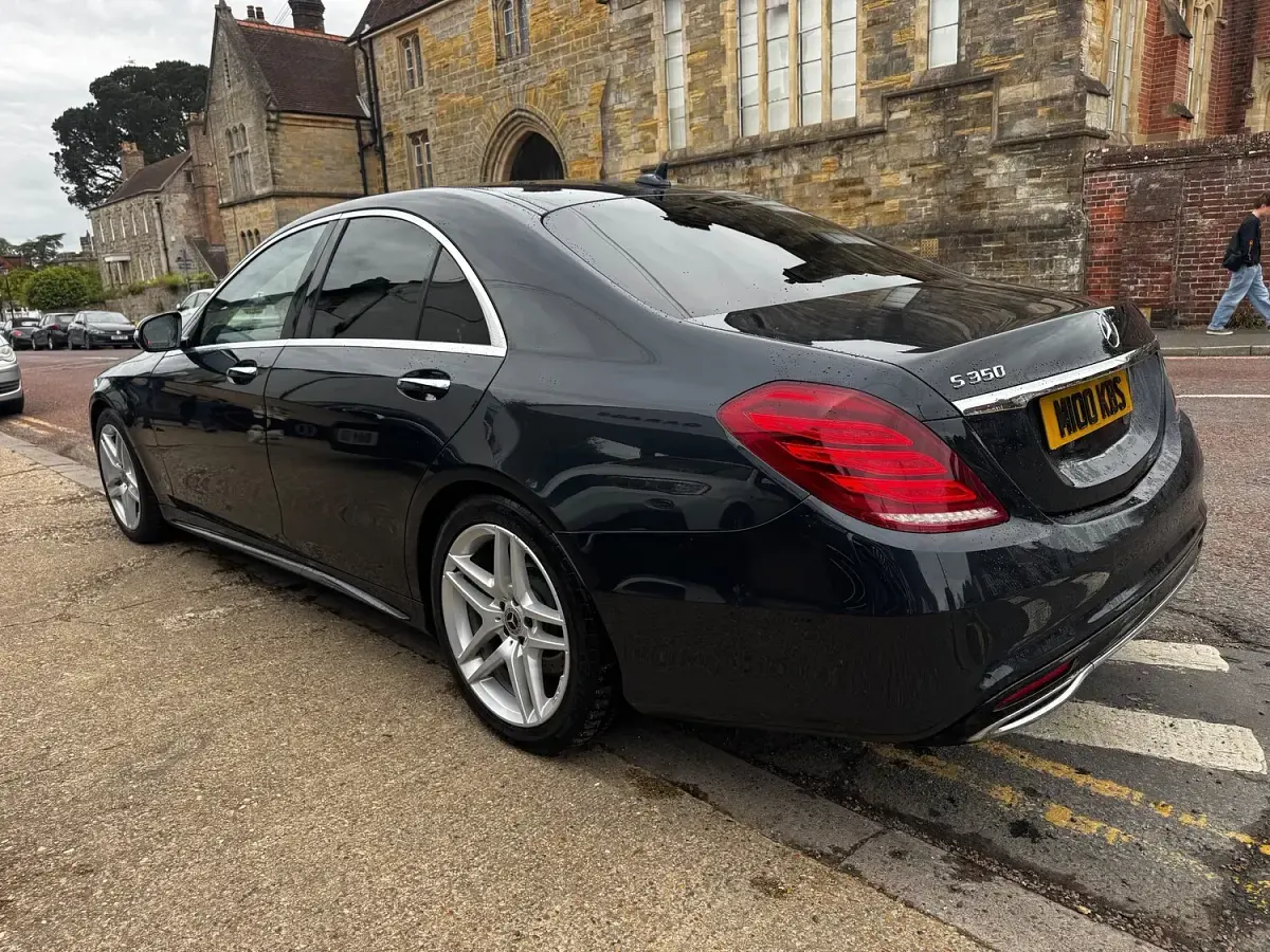 Used Mercedes S350 AMG line 258 HP (189 kW) 2013 Blue Sedan
