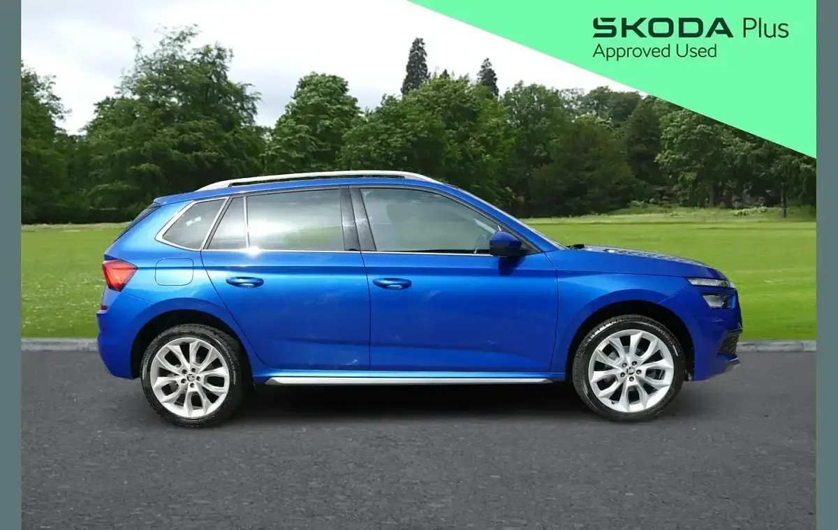 Used Skoda Kamiq SE L 147 HP (108 kW) 2021 Blue SUV