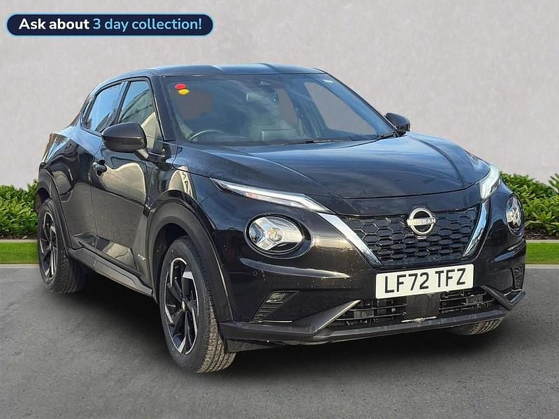 Black Used 2022 Nissan Juke N-Connecta SUV | £16,239 (Fair price) - Image 1/4