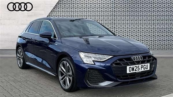 Blue Used 2025 Audi A3 S-Line Hatchback | £27,993 (Fair price) - Image 1/4