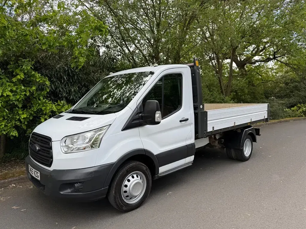 Used Ford Transit 100 HP (73 kW) 2015 White Cabriolet