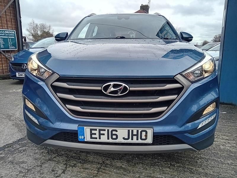 Used Hyundai Tucson SE 116 HP (85 kW) 2016 Blue SUV