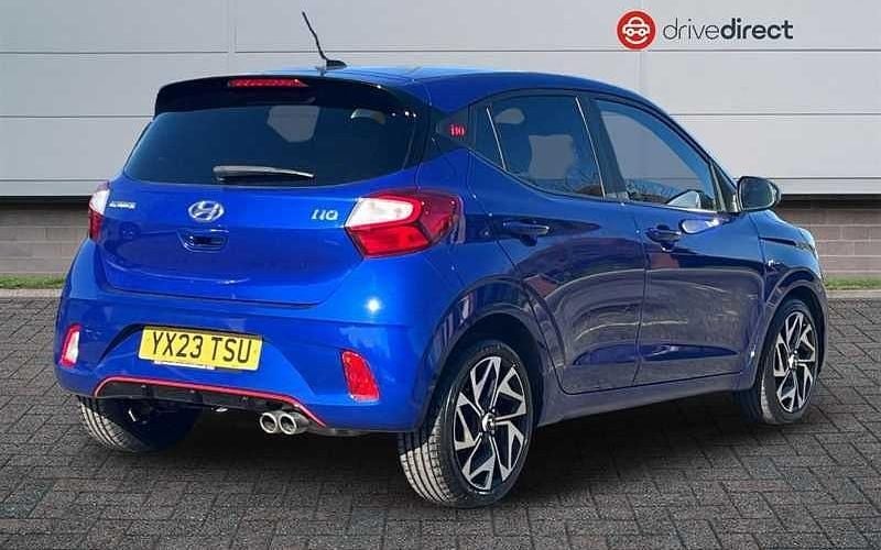 Used Hyundai i10 N Line 101 HP (74 kW) 2023 Blue Hatchback