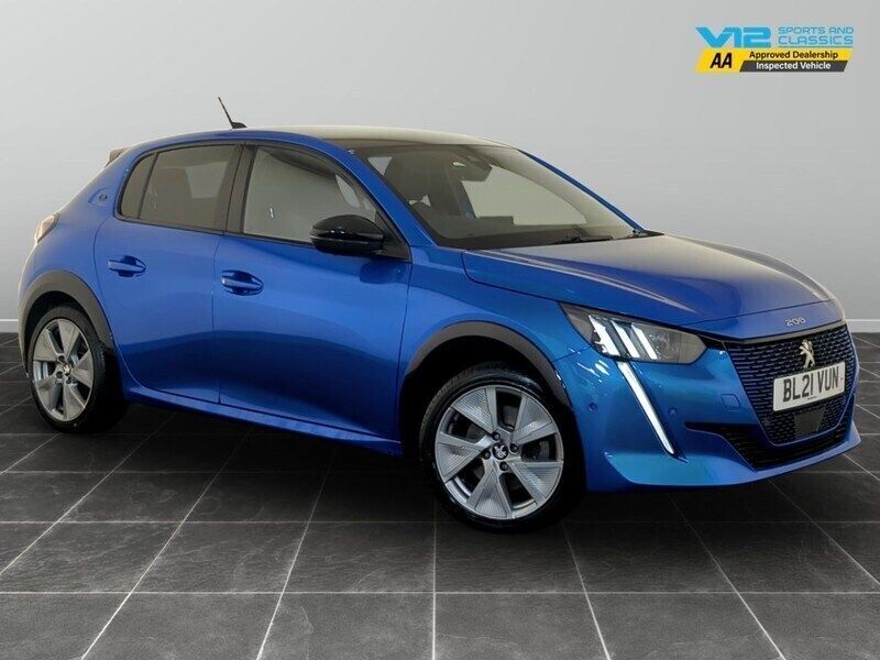Blue Used 2021 Peugeot e-208 GTi Hatchback | £11,495 (Good price) - Image 1/2