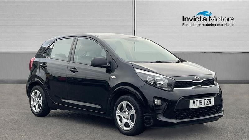 Used Kia Picanto 65 HP (47 kW) 2018 Black Hatchback