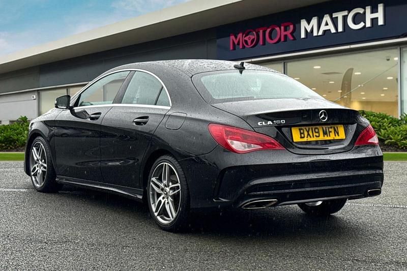 Used Mercedes CLA180 AMG line 2019 Black Sedan