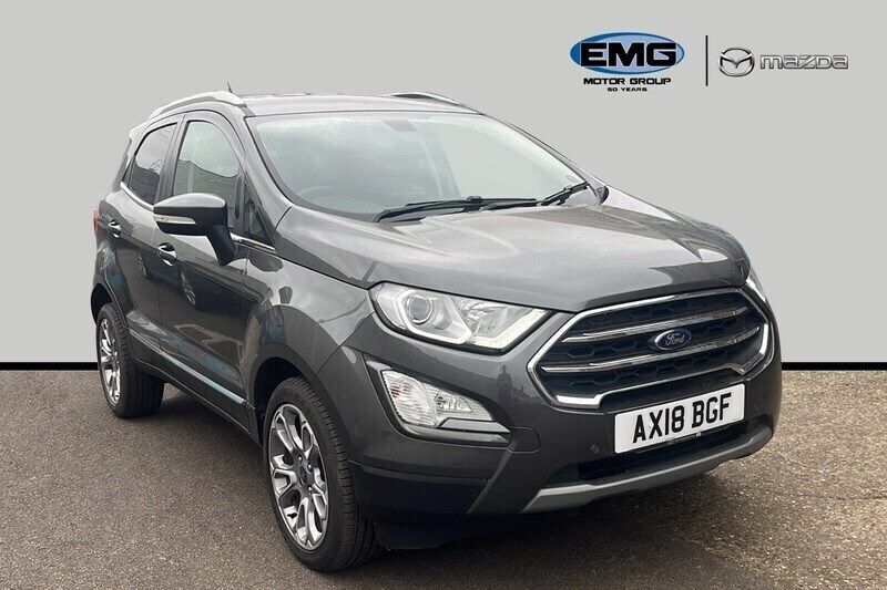 Grey Used 2018 Ford Ecosport Titanium SUV | £8,650 (Good price) - Image 1/3