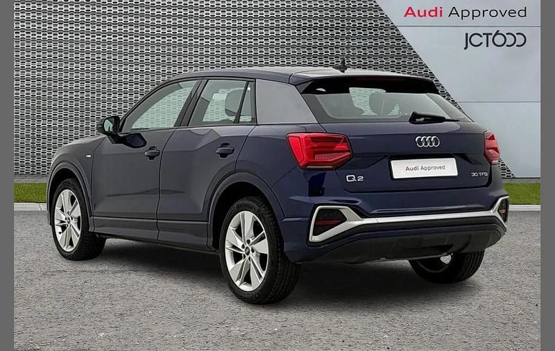 Begagnad Audi Q2 S-Line 108 HK (79 kW) 2022 Blå SUV