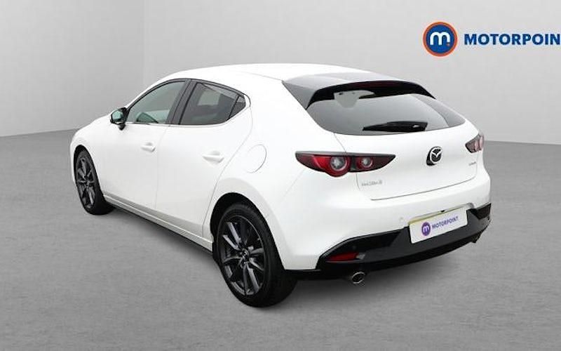 Used Mazda 3 Exclusive-Line 140 HP (102 kW) 2025 White Hatchback