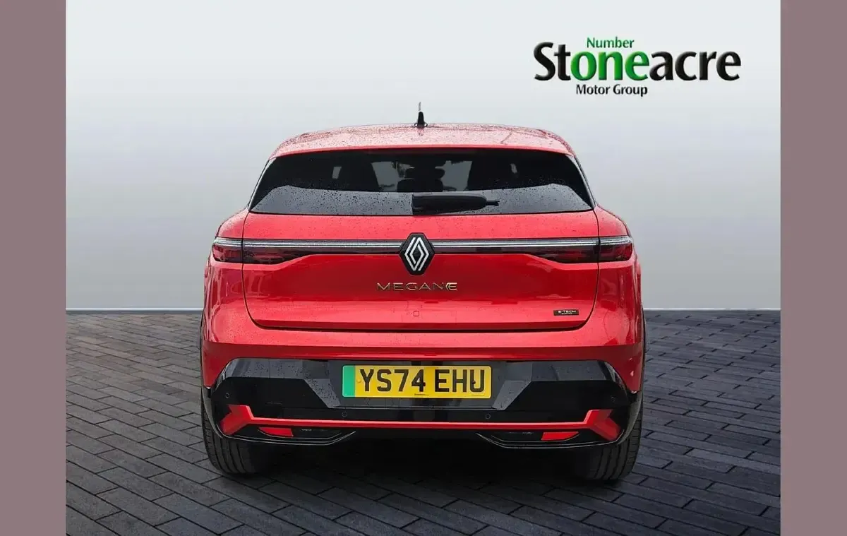 Used Renault Megane E-Tech Komfort 160 kW (218 HP) 2024 Red Hatchback