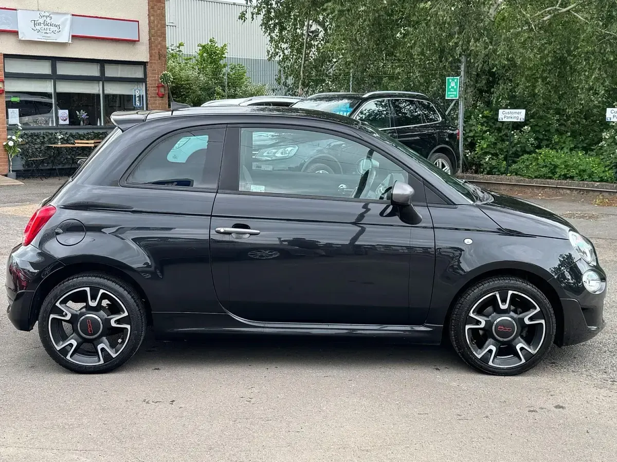 Used Fiat 500 S 69 HP (50 kW) 2017 Black Hatchback