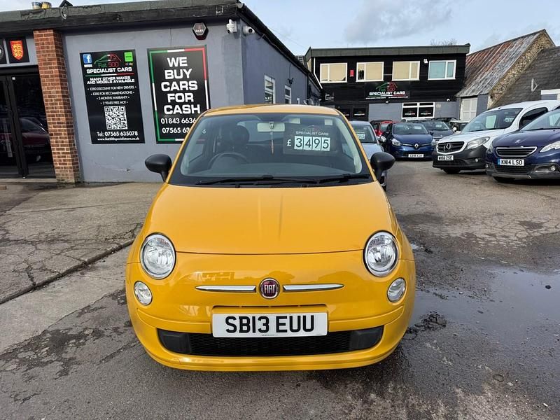 Used Fiat 500 Pop 2013 Yellow Hatchback