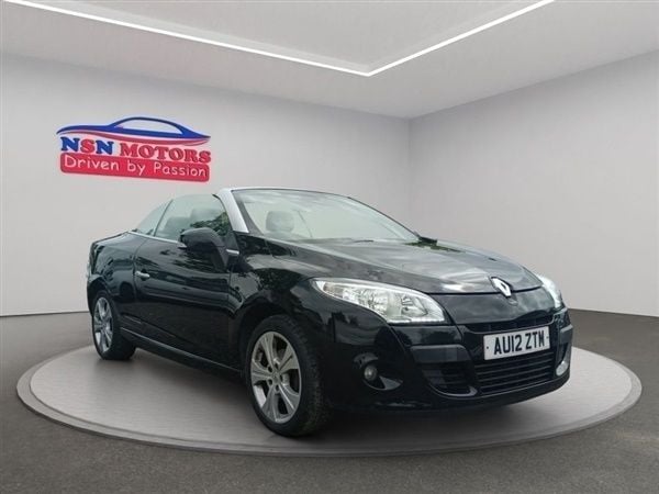 Black Used 2012 Renault Mégane Cabriolet Dynamique Cabriolet | £4,490 - Image 1/1