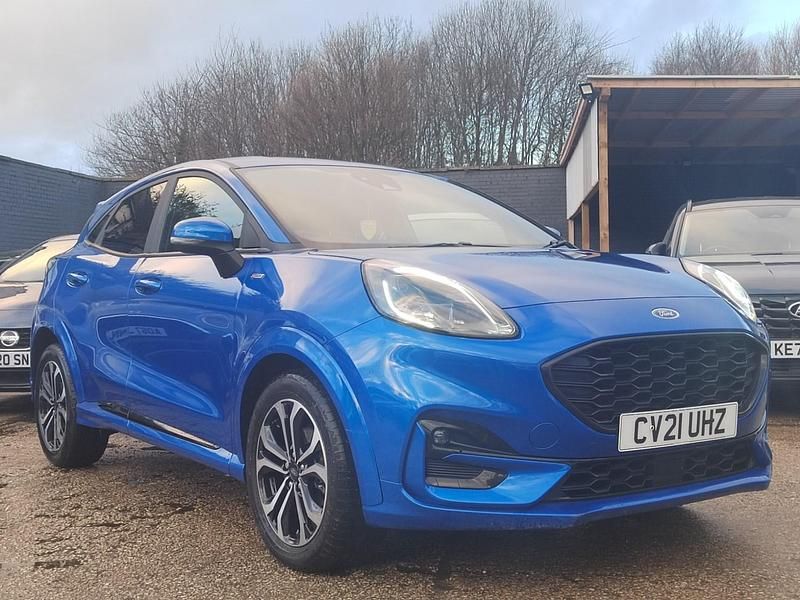 Blue Used 2021 Ford Puma ST-Line Hatchback | £9,500 - Image 1/4