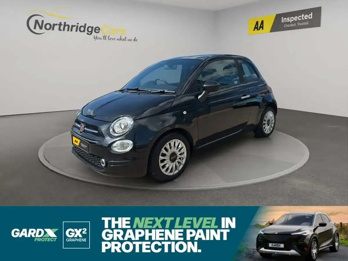 Used Fiat 500 Lounge 70 HP (51 kW) 2020 Black Hatchback