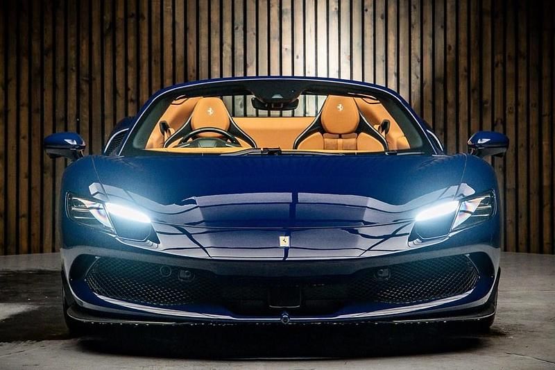 New Ferrari 296 2025 Blue Cabriolet
