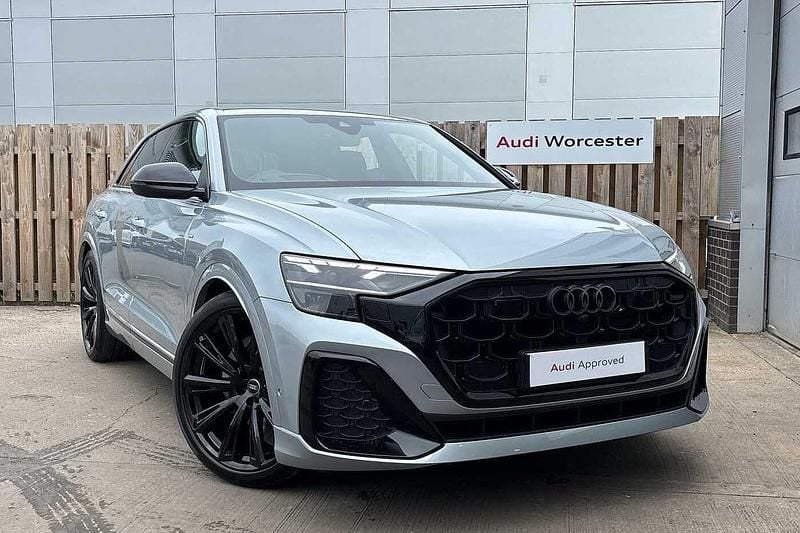 Satellite silver, metallic New 2025 Audi Q8 Black Edition SUV | £72,299 (Good price) - Image 1/4