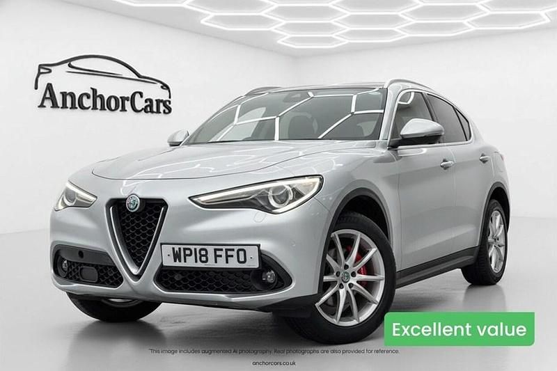 Silver Used 2018 Alfa Romeo Stelvio Edizione Speciale SUV | £16,495 (Good price) - Image 1/1