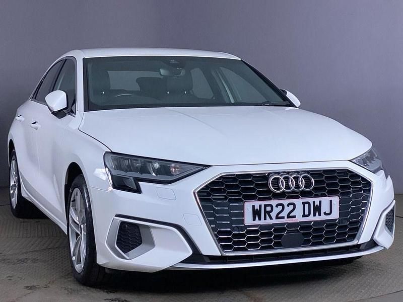 White Used 2022 Audi A3 Sport Sedan | £18,999 (Super price) - Image 1/4