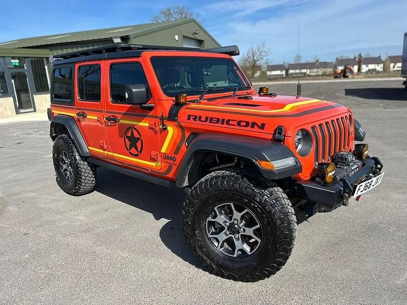 Orange Used 2018 Jeep Wrangler Rubicon SUV | £37,995 - Image 1/4