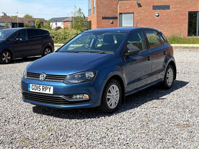 Used VW Polo S 60 HP (44 kW) 2015 Blue Hatchback