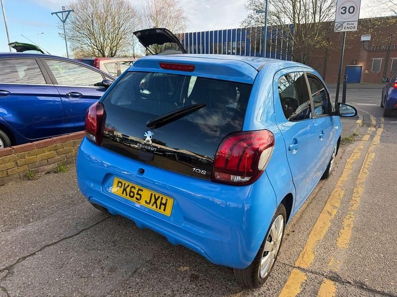 Used Peugeot 108 Active 68 HP (50 kW) 2015 Blue Hatchback