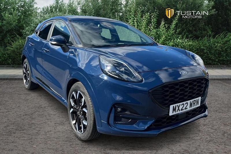 Blue Used 2022 Ford Puma ST-Line X Hatchback | £16,499 (Fair price) - Image 1/4
