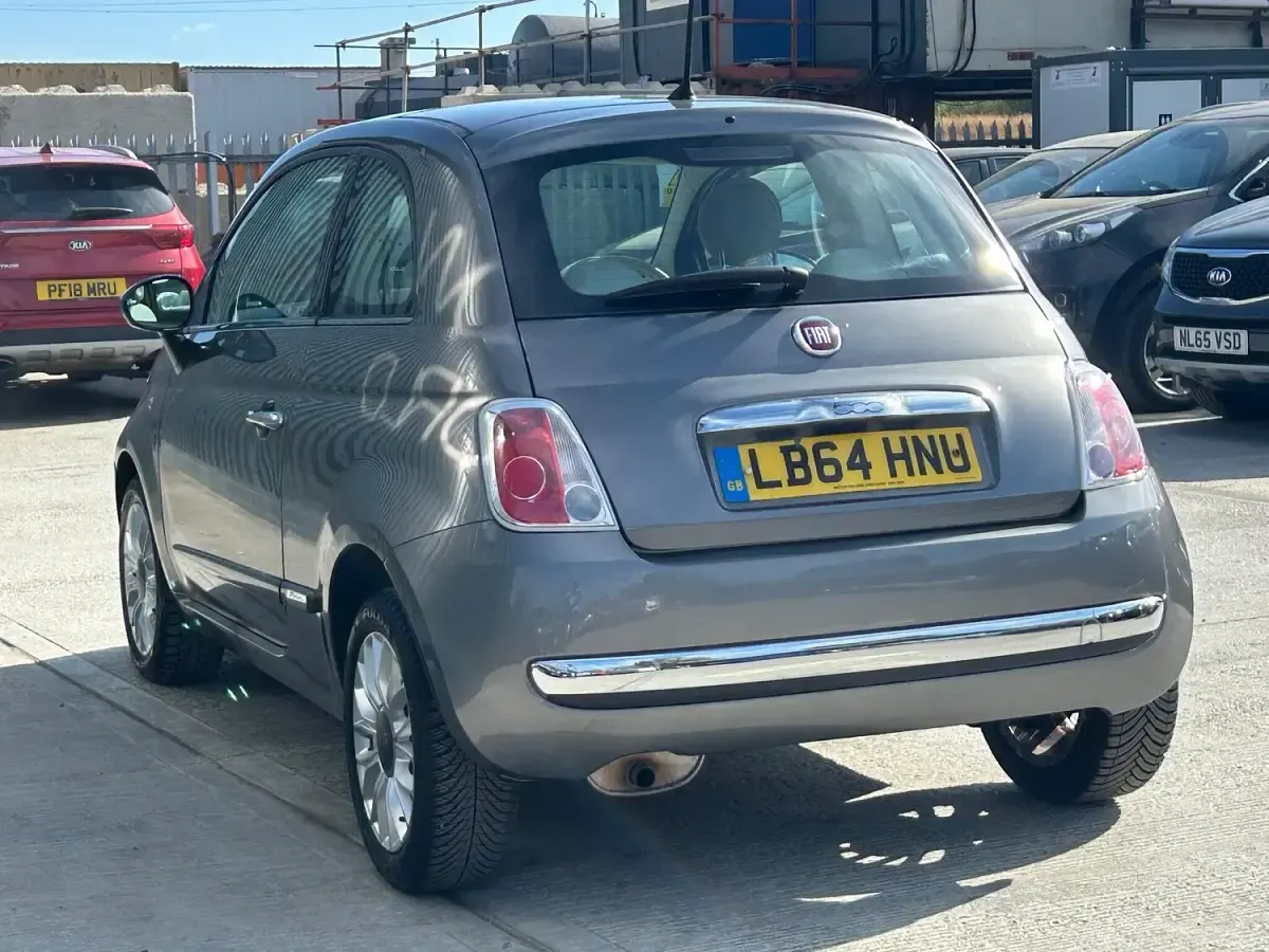 Used Fiat 500 Lounge 69 HP (50 kW) 2015 Grey Hatchback