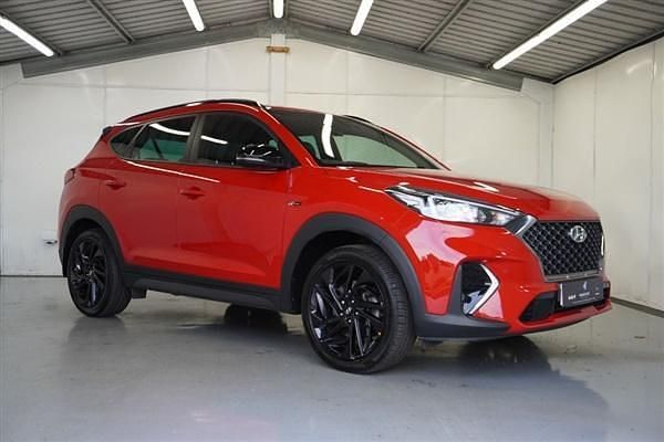 Red Used 2020 Hyundai Tucson N Line SUV | £16,495 (Fair price) - Image 1/4