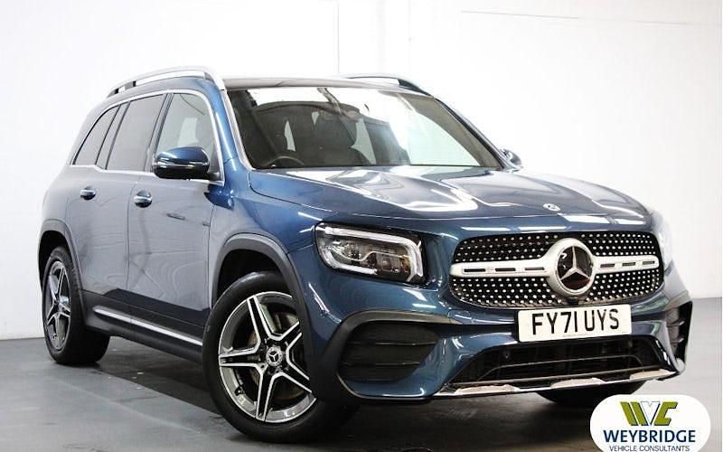 Blue Used 2021 Mercedes GLB220 AMG line SUV | £29,495 (Fair price) - Image 1/4