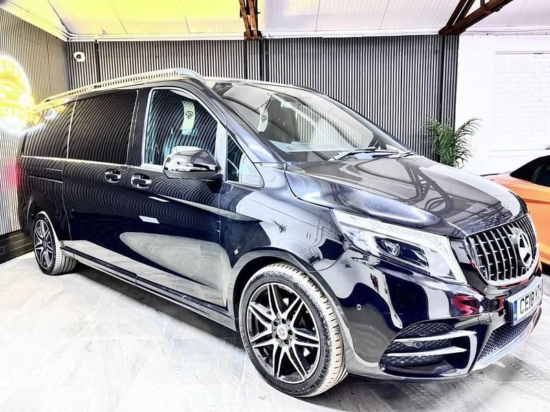 Used Mercedes V250 AMG line 2018 Black MPV