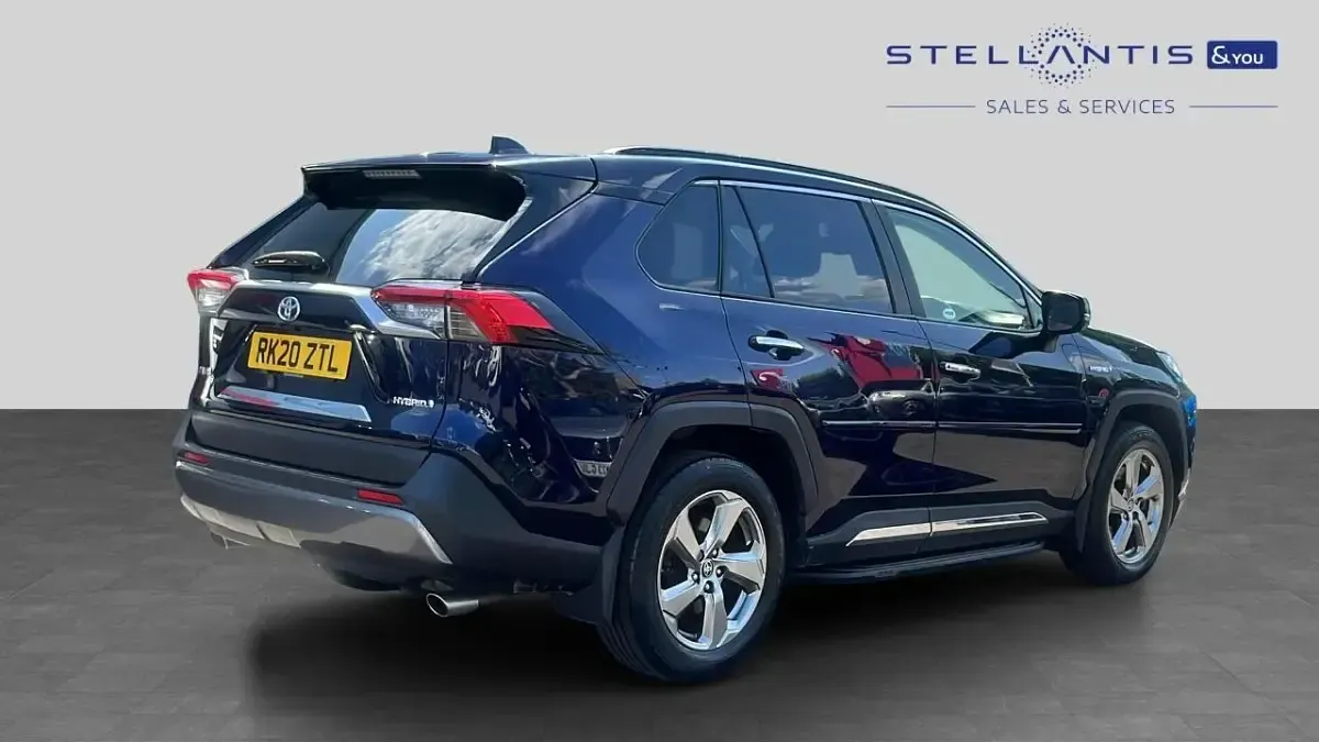 Used Toyota RAV4 Hybrid 219 HP (161 kW) 2020 Blue SUV