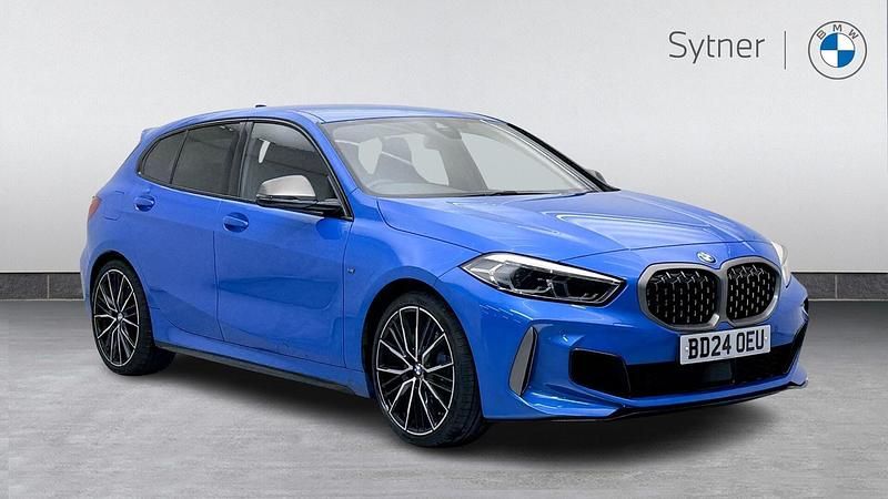 Used BMW M135 Shadowline 302 HP (222 kW) 2024 Blue Hatchback