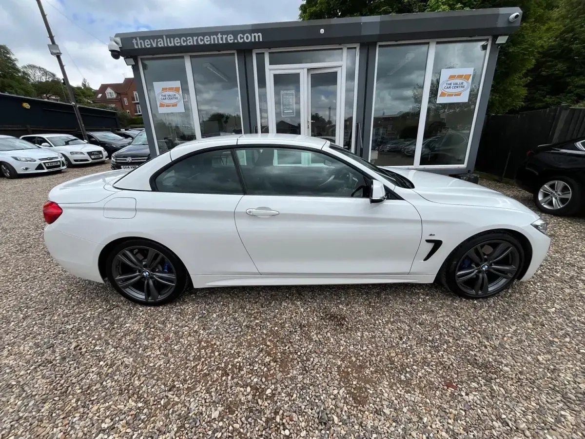 Begagnad BMW 420 M Sport 2015 Vit Cab
