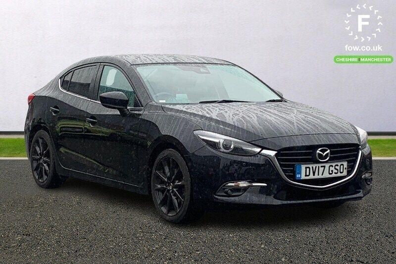 Black Used 2017 Mazda 3 Inclusive Sedan | £9,799 (Fair price) - Image 1/3
