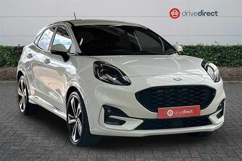 White Used 2022 Ford Puma ST-Line Hatchback | £14,500 - Image 1/4